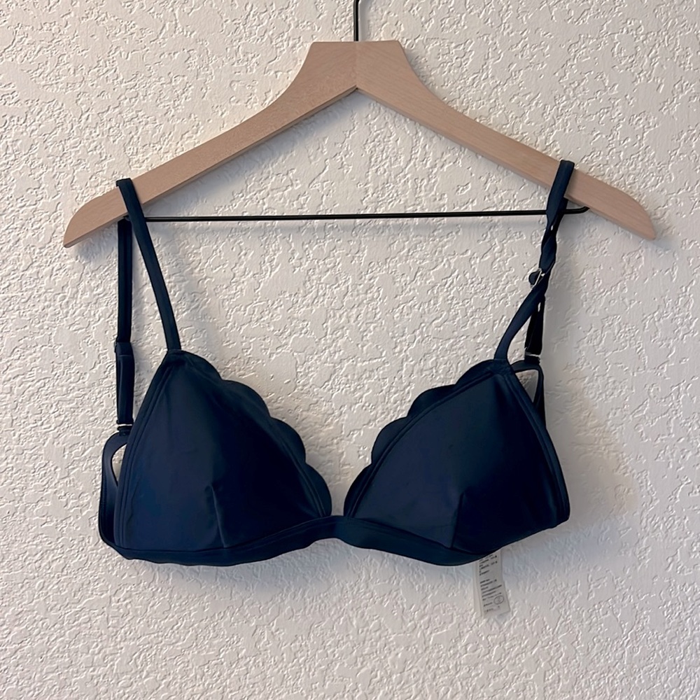 Hollister Swim top - Med - Navy Blue